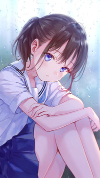 沉思中的少女