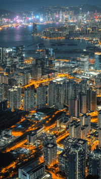 What is the population density of Hong Kong 03