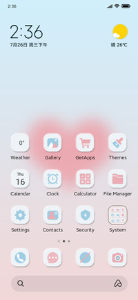 Pink Blue Minimal