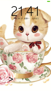 杯中小猫