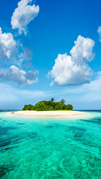 A corner of a paradise island