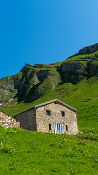 A country cottage in the alps