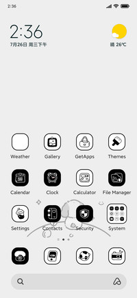 Black and white 