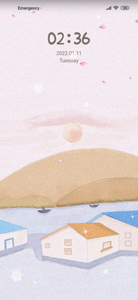 Setting sun