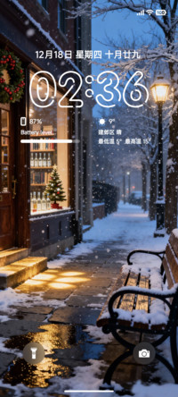 氛围 冬日街景