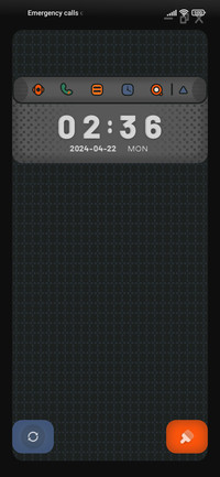 Retro block keypad