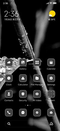 Grayscale Drops