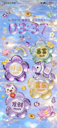 3D立体马流水生财