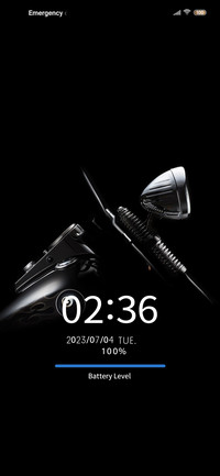 Textured motorcyle
