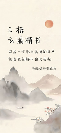 三极云漓楷书