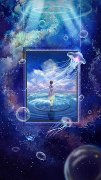 Girls and the underwater world
