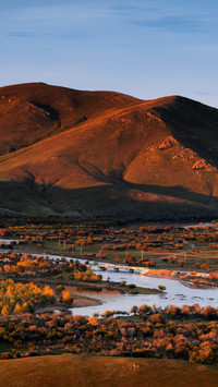 Twilight Grassland by the Erguna River