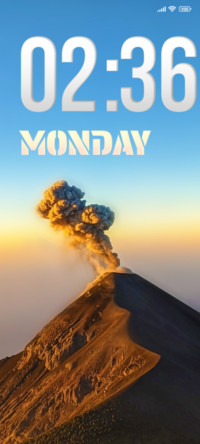 volcano smoke