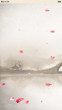 梅花烙（动态花瓣飘落+音乐锁屏）