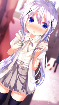 羞涩少女