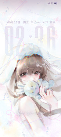 ins少女梦幻水彩