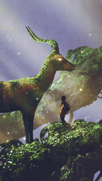 Illustration of a deer