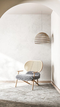 Scandinavian interior living room design