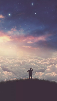 仰望星空，思考人生