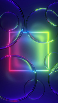 Minimalist abstract geometric creative wallpaper