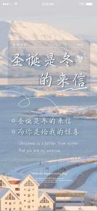 圣诞是冬的来信