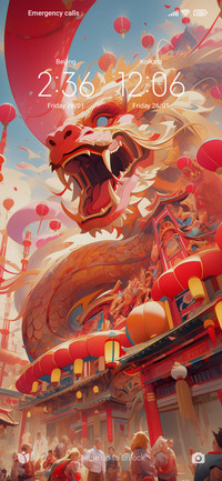 New Year dragon