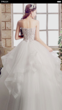 最美的婚纱只为你穿上(多图锁屏+多图桌面)