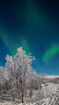 Northern europe aurora