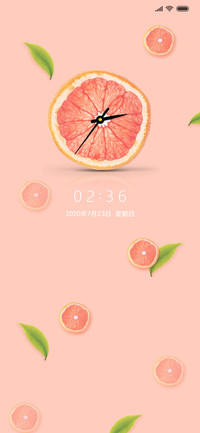 水果时钟