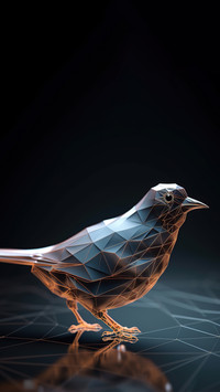 Creative Black Bird