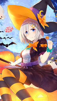 万圣节的魔法少女