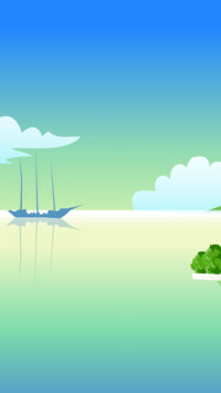 海滨小镇