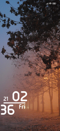 Foggy weather