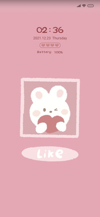 Pink rabbit