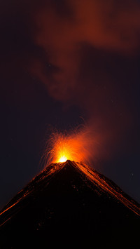 Stunning eruption of Guatemala's Fuego Volcano