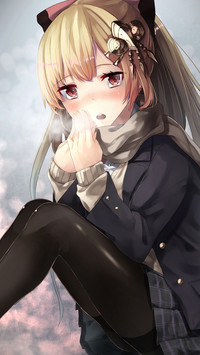 羞涩美少女
