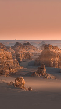Yadan Landform of Lop Nur, Ruoqiang, Xinjiang
