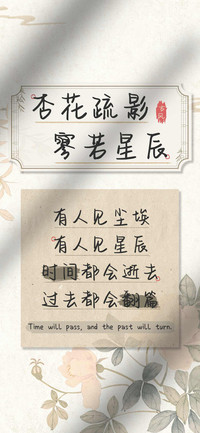 杏花疏影寥若星辰