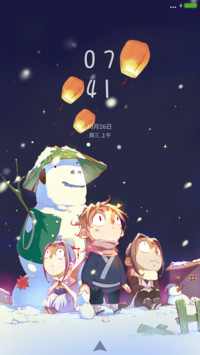 动态锁屏+深度模块【春雪】“腾讯动漫”