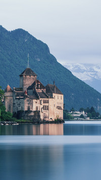 Château de Chillon stands majestically.