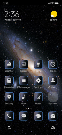 Space galaxy