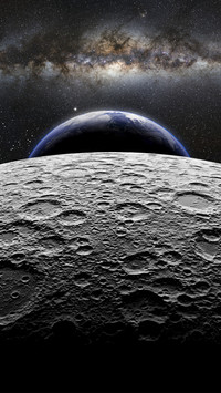 Earth Seen from Moon