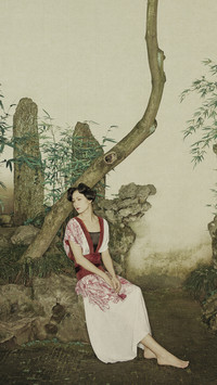 桃花依旧