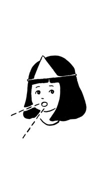 纯白手绘