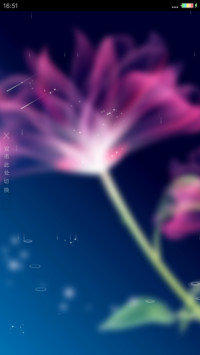 彼岸花开-4D动态锁屏流星雨滴充电特效3D壁纸重力滚动