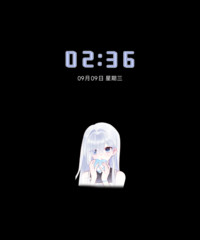 幽郁冷系二次元少女