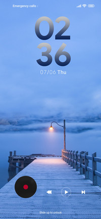 blue water