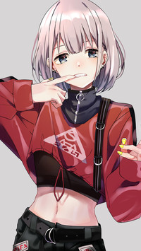 街拍女孩休闲风