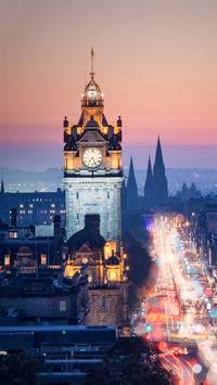 Prince street at night