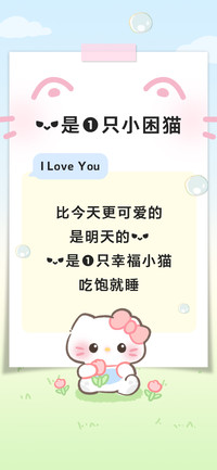 我是一只小困猫